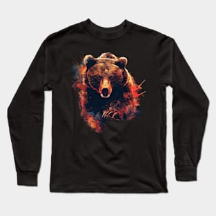 Grizzly Bear Territories Long Sleeve T-Shirt